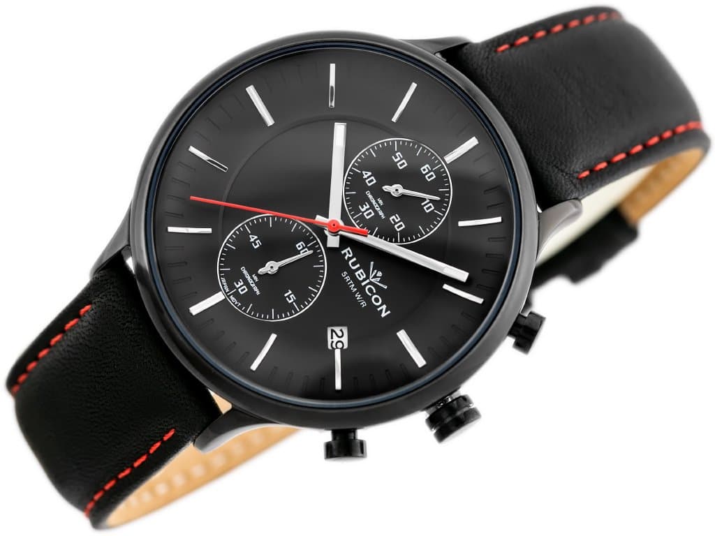 

ZEGAREK MĘSKI RUBICON RNCD96 (zr089b) - CHRONOGRAF, Zr089b) - chronogra