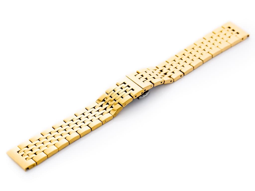 

Bransoleta Pacific Model 4 - złota 22mm