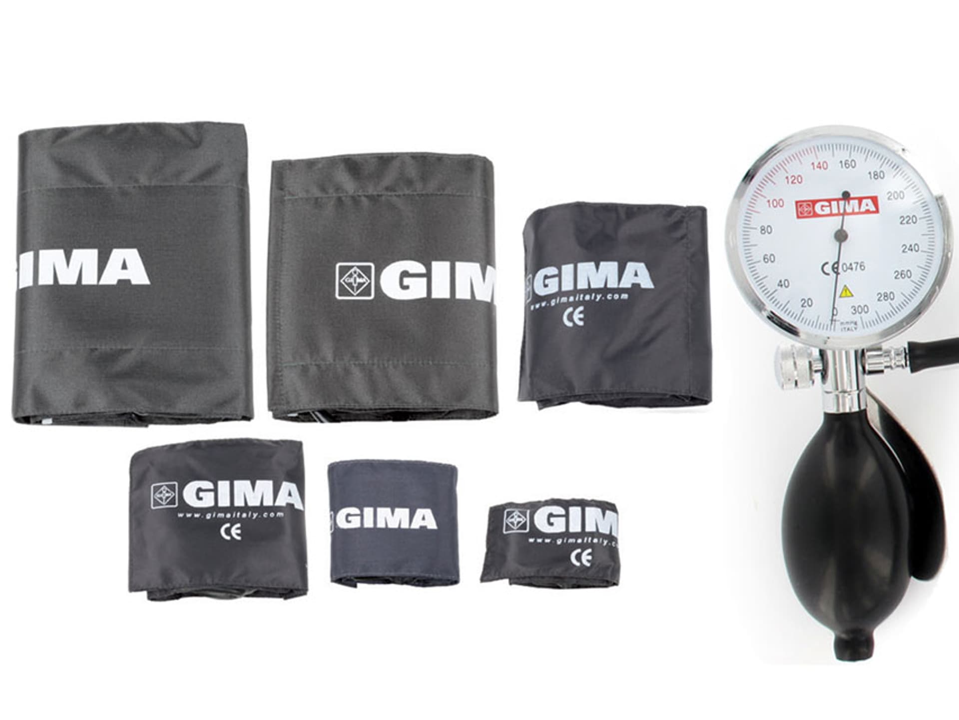 

GIMA SIRIO KIT /zestaw 5 mankietów Ciśnieniomierz zegarowy