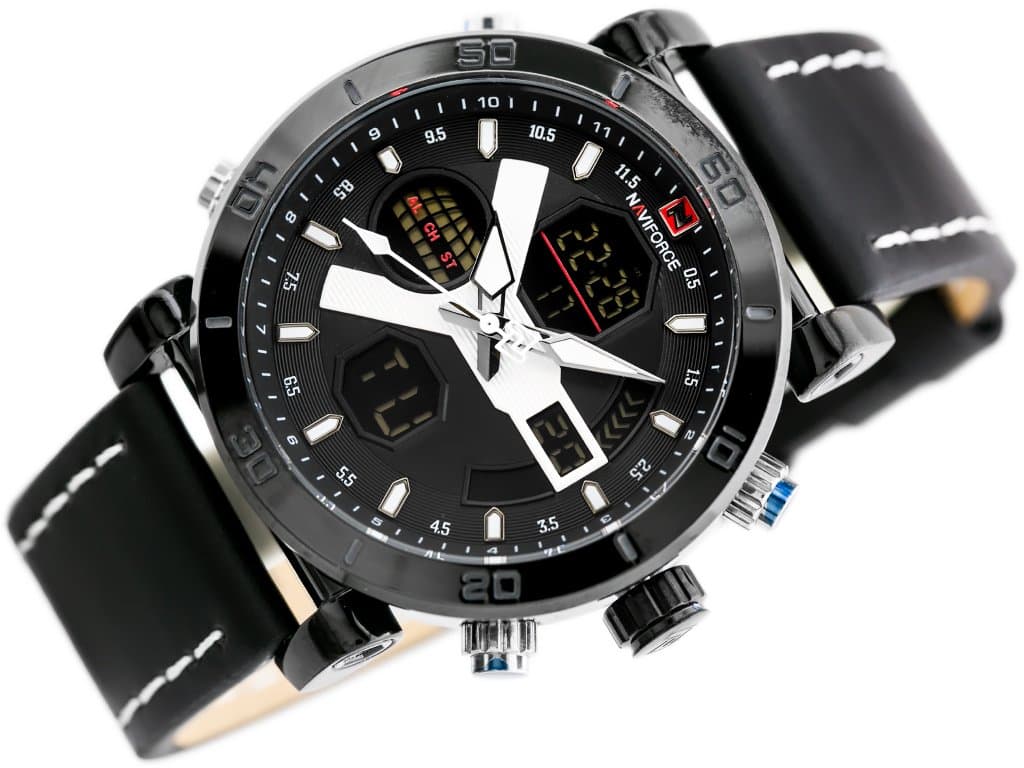 

ZEGAREK MĘSKI NAVIFORCE - NF9132 (zn073a) - black + box, Zn073a) - black + bo