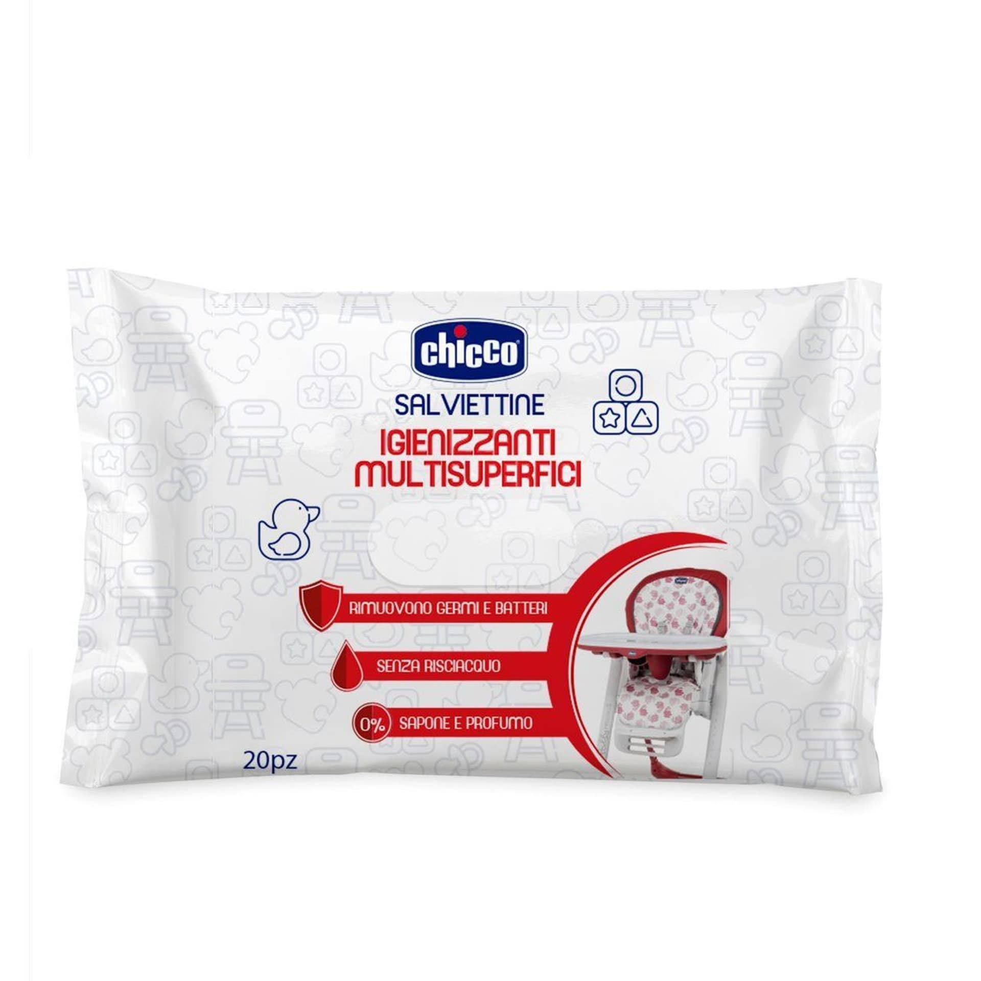 

CHICCO chusteczki 20 SZT Chusteczki do czyszczenia powierzchni