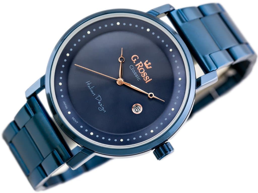 

ZEGAREK G. ROSSI - C6182B-6F3 (zg256e) blue + BOX, Zg256e) blue + bo