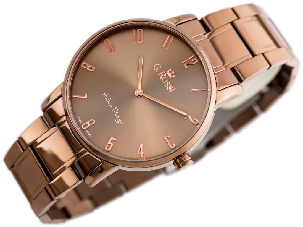 

ZEGAREK G. ROSSI - 10194B-2B3 (zg257f) brown + BOX, Zg257f) brown + bo