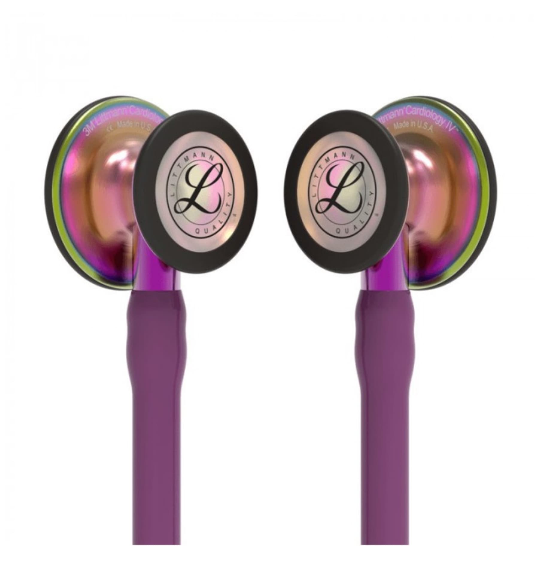 

Stetoskop Littmann Cardiology IV 6205 Stetoskopkardiologiczny Rainbow-Finish, przewód śliwkowy,lira czarna,trzonek fioletowy