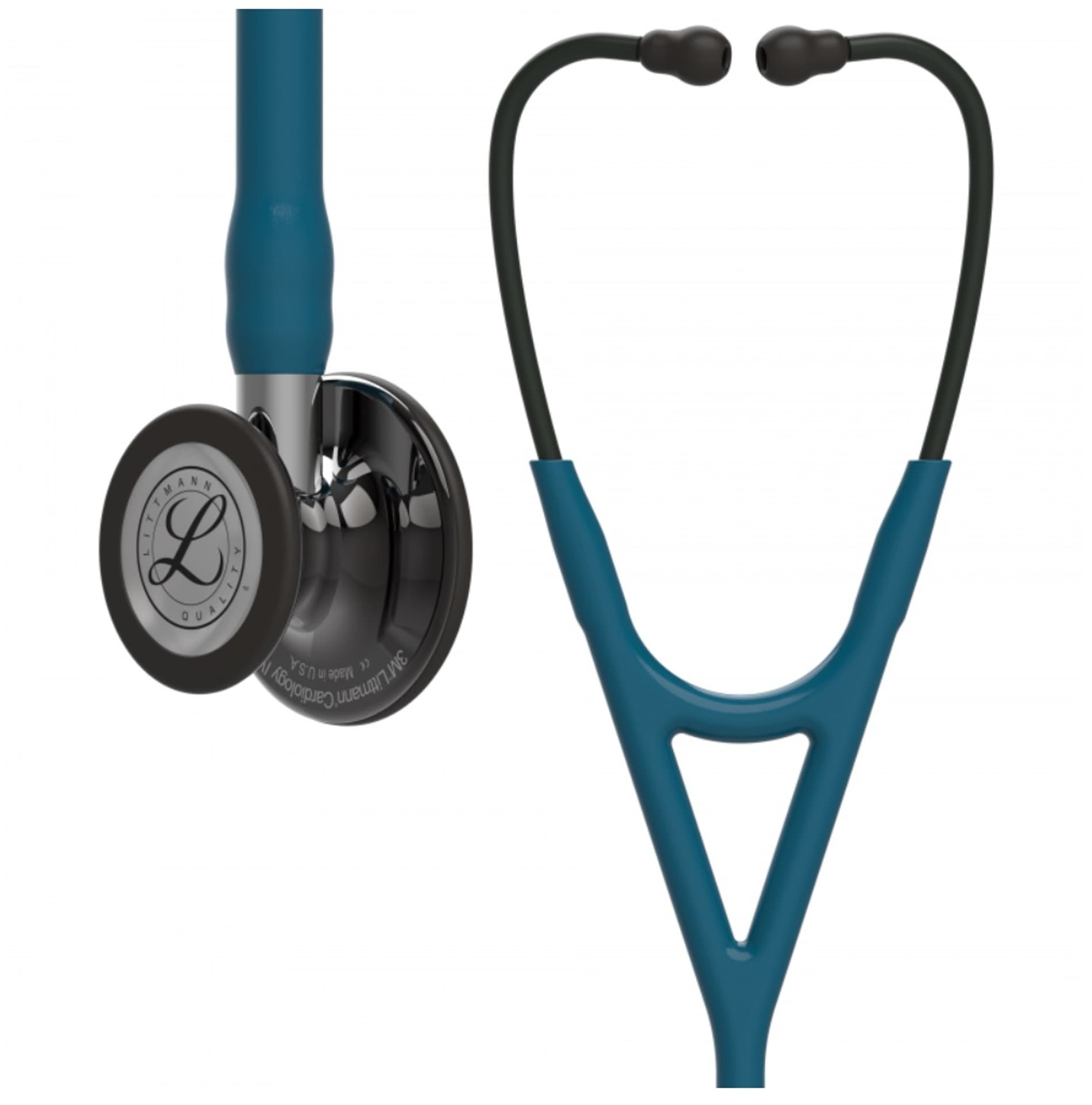 

Stetoskop Littmann Cardiology IV 6234 Stetoskop kardiologiczny High Polish SmokeFinish, przew.błękit,trzon lustrz,lira czarna