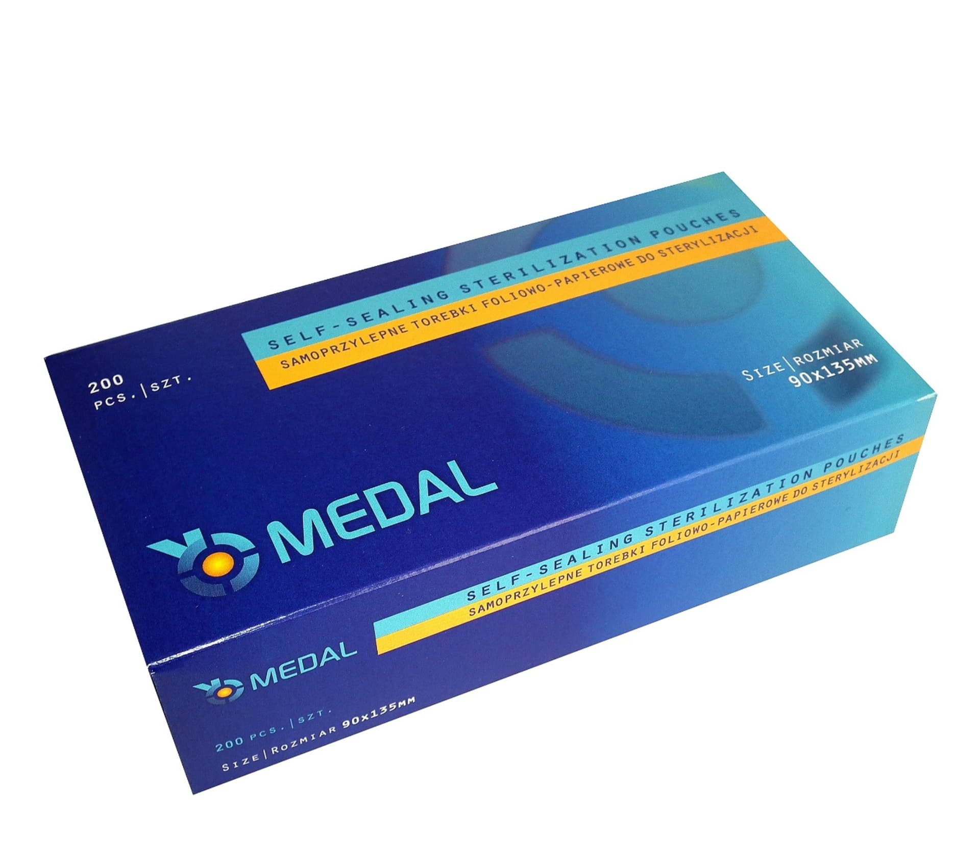 

Torebki do sterylizacji MEDAL SAMOPRZYLEPNE 57 mm x 100 mm Medal 200 szt Torebki do sterylizacji 57 mm x 100 mm Medal 200 szt