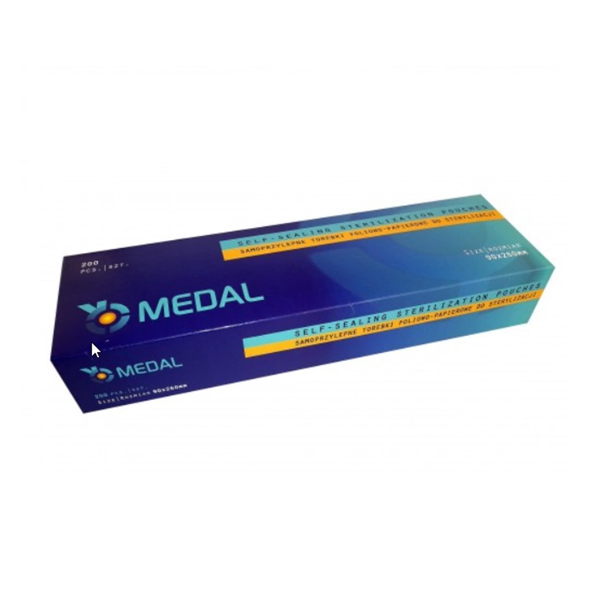 

Torebki do sterylizacji MEDAL SAMOPRZYLEPNE 70 mm x 230 mm 200 szt Torebki do sterylizacji 70 mm x 230 mm 200 szt