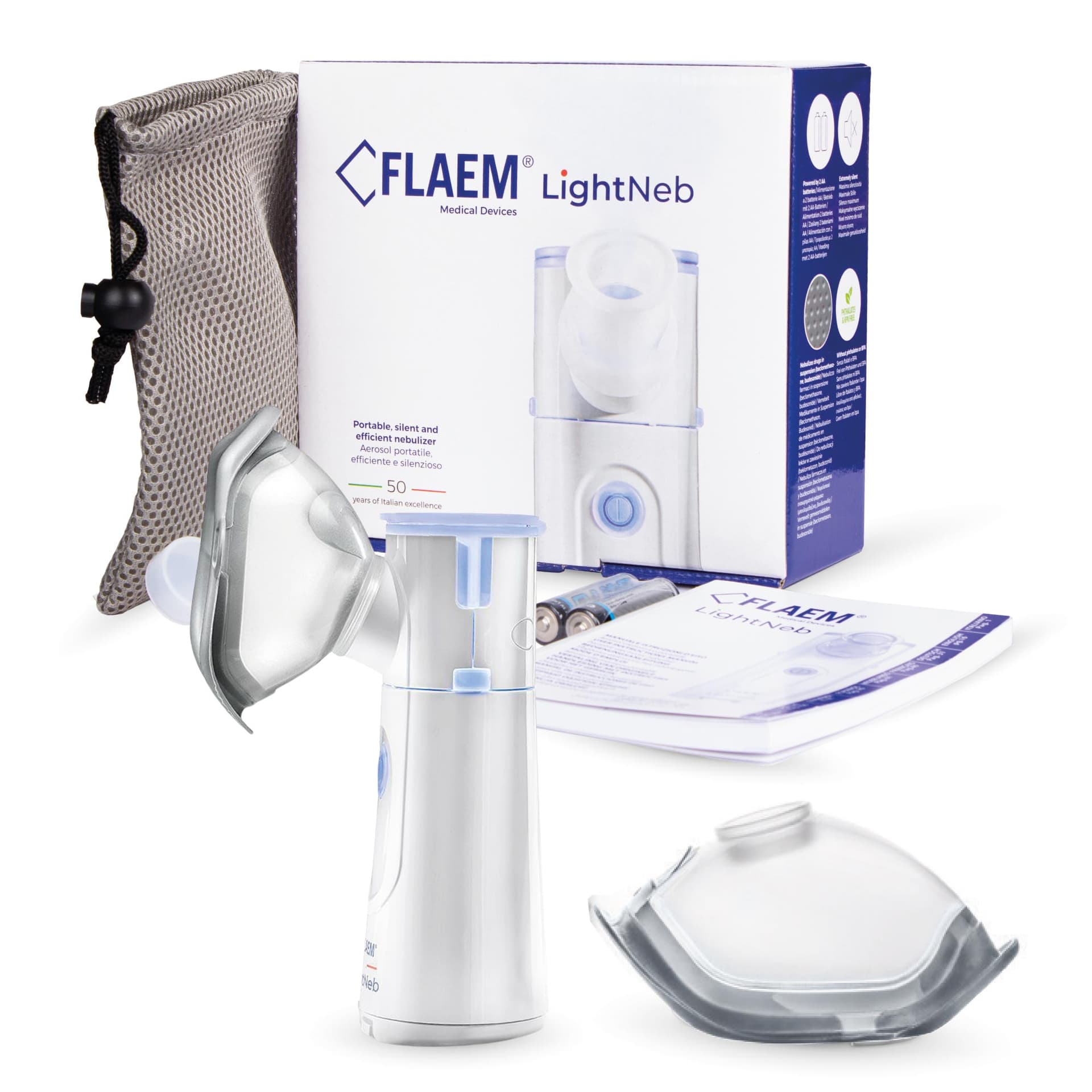 

FLAEM LightNeb NEW MESH Nowej generacji, przenośny inhalator membranowy - siateczkowy