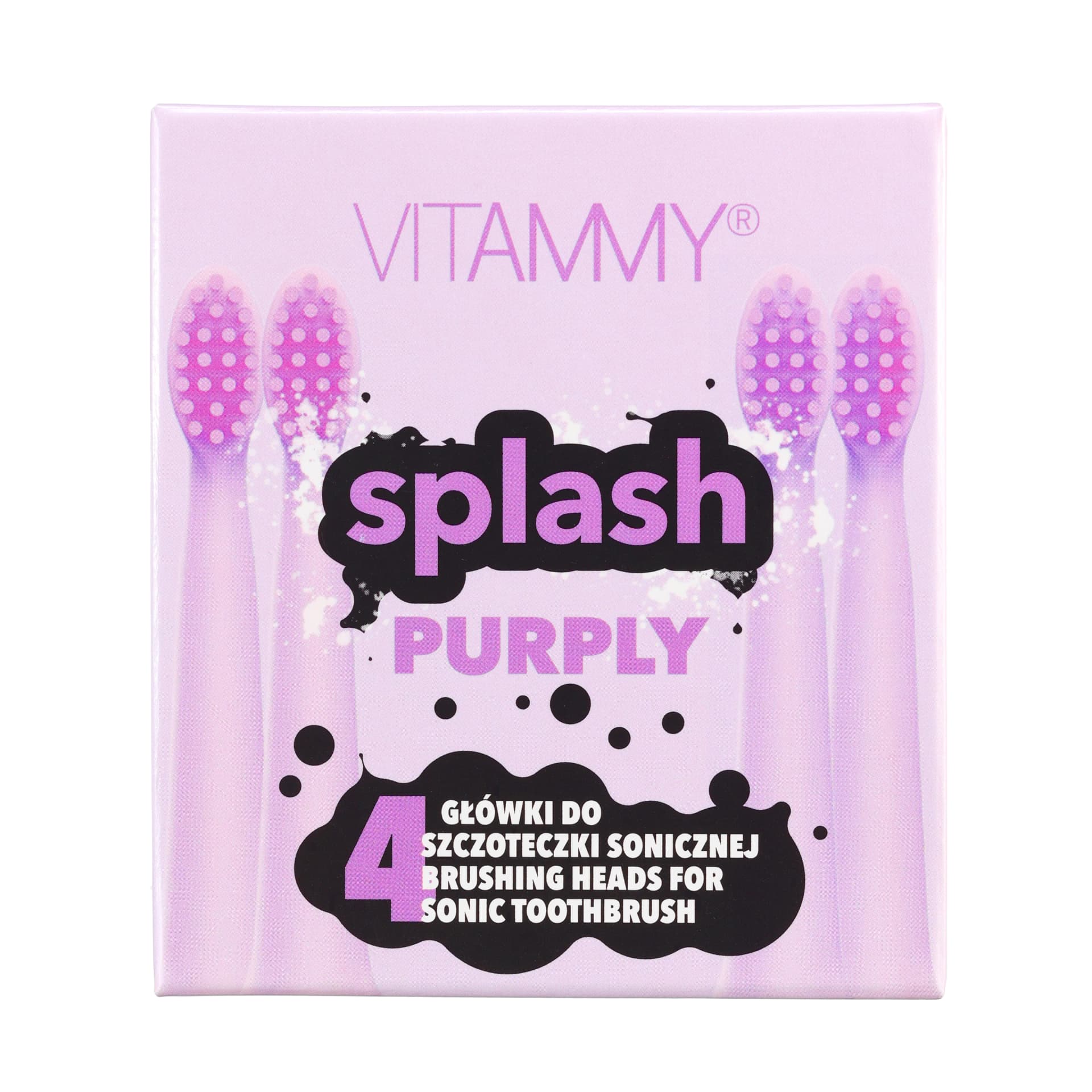 

VITAMMY splash purply Końcówki do szczoteczki sonicznej