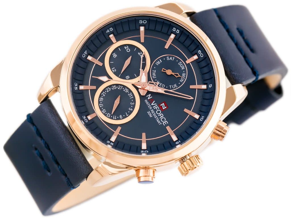 

ZEGAREK MĘSKI NAVIFORCE - NF9148 (zn085e) blue/rg + BOX, Zn085e) blue/rg + bo