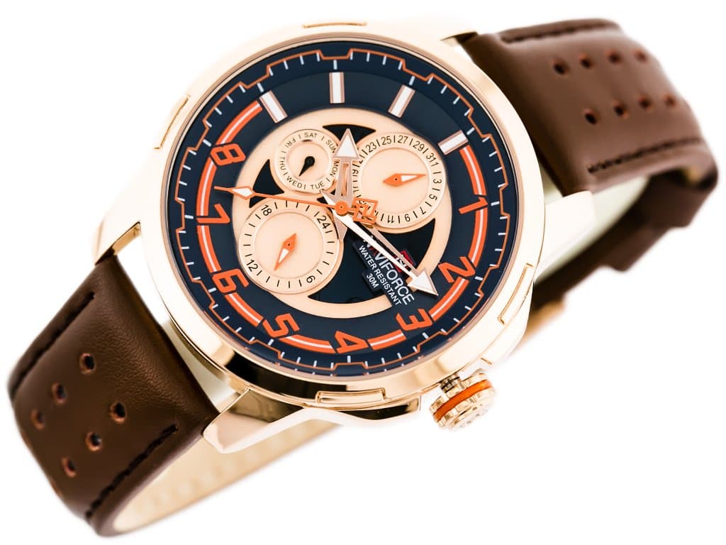 

ZEGAREK MĘSKI NAVIFORCE NF9142 (zn087d) rose gold + BOX, Zn087d) rose gold + bo