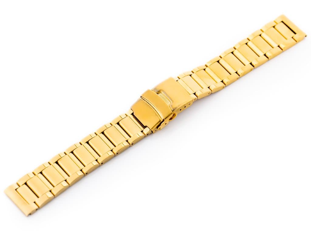 

Bransoleta Pacific Model 10 solid - złota 20mm