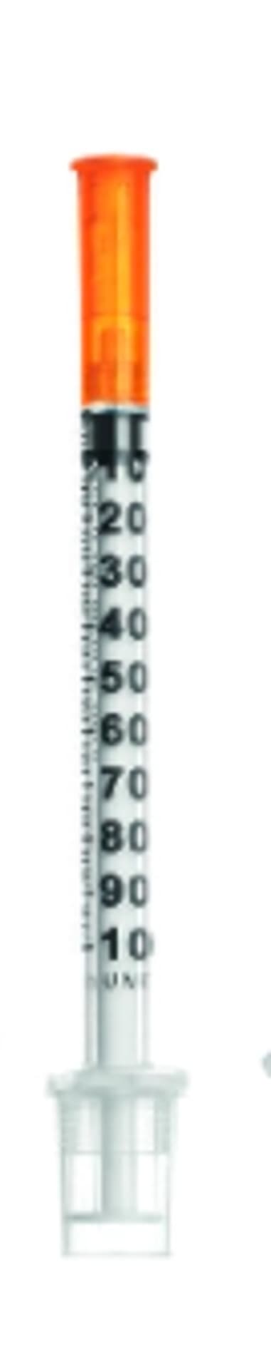 

Strzykawka insulinowa SOL-M 0,3 ml U-100 z wtopioną igłą 30G /5/16" 0,3 x 8 mm Sol-Millennium op. 100 szt .