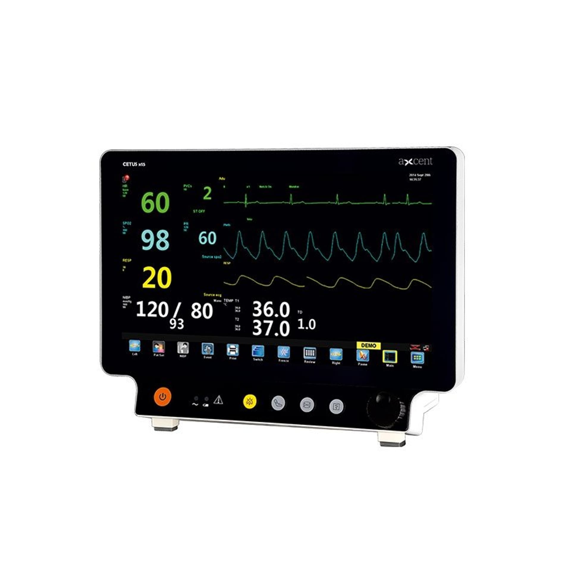 

Kardiomonitor CETUS X15 z EKG i ekranem dotykowym Kardiomonitor CETUS X15 z EKG i ekranem dotykowym