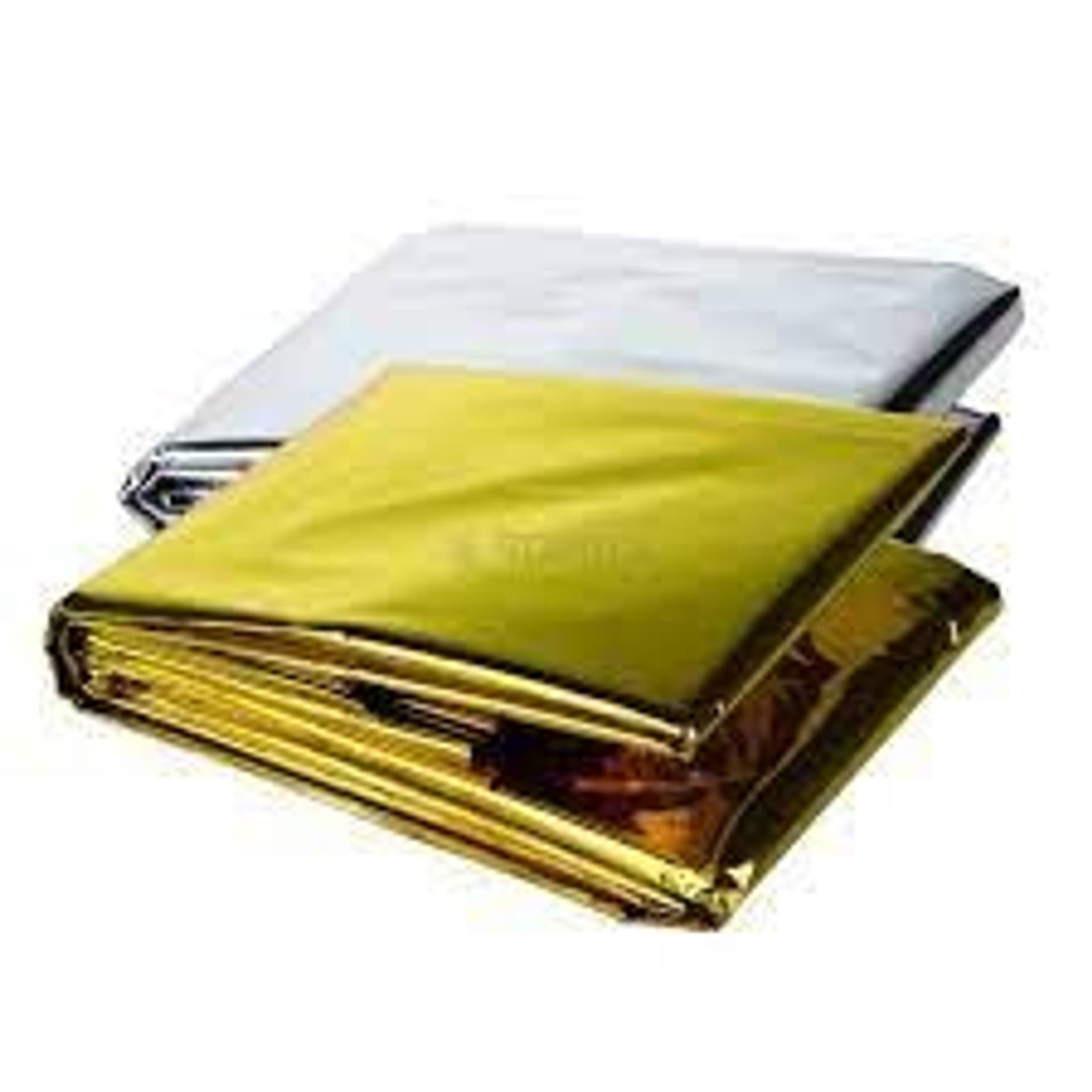 

Koc ratunkowy Srebro-złoto COMED 10 szt. Folia życia / Koc termiczny / Koc srebro-złoto 220x140-cm