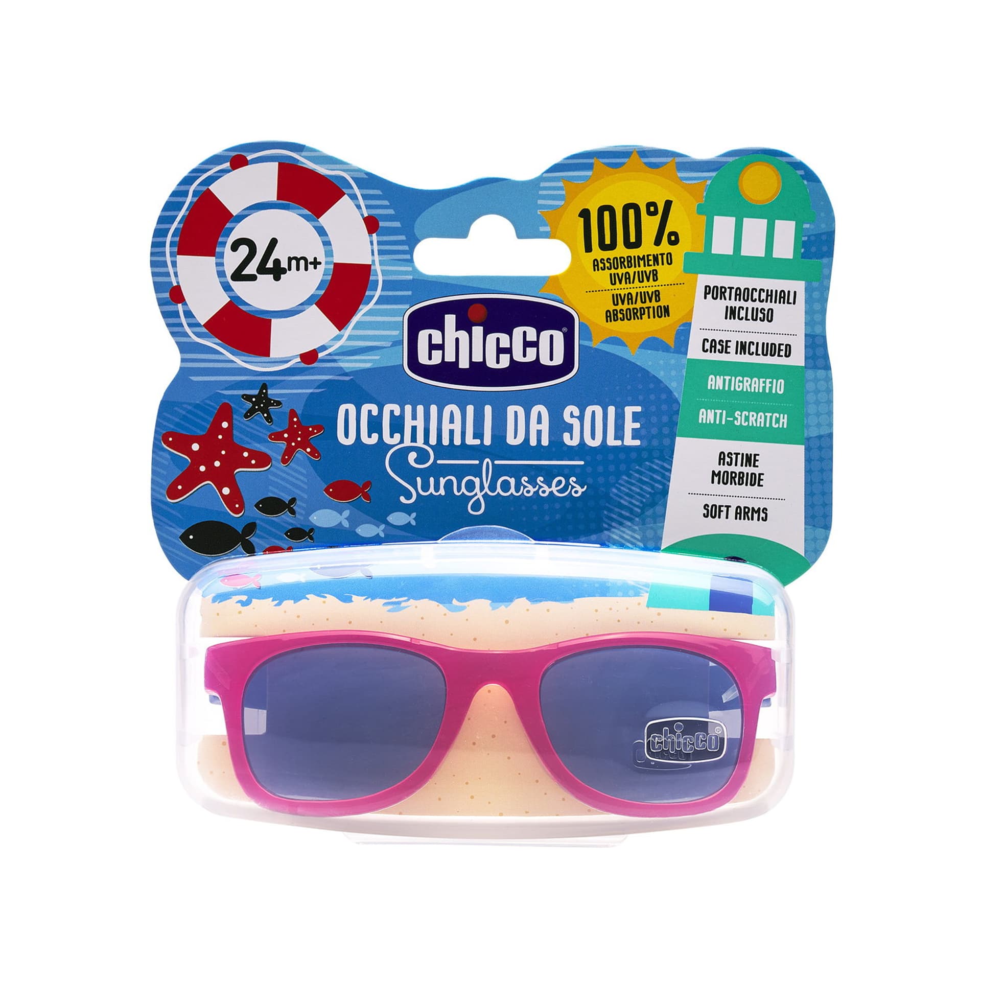 

CHICCO / MY22 24M+ BOY PRZEZROCZYSTE Okulary przeciwsłoneczne dla dzieci