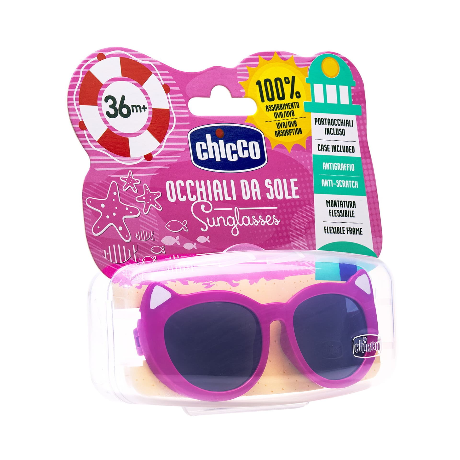 

CHICCO / MY22 36M+ GIRL CHICCO / MY22 Okulary przeciwsłoneczne dla dzieci