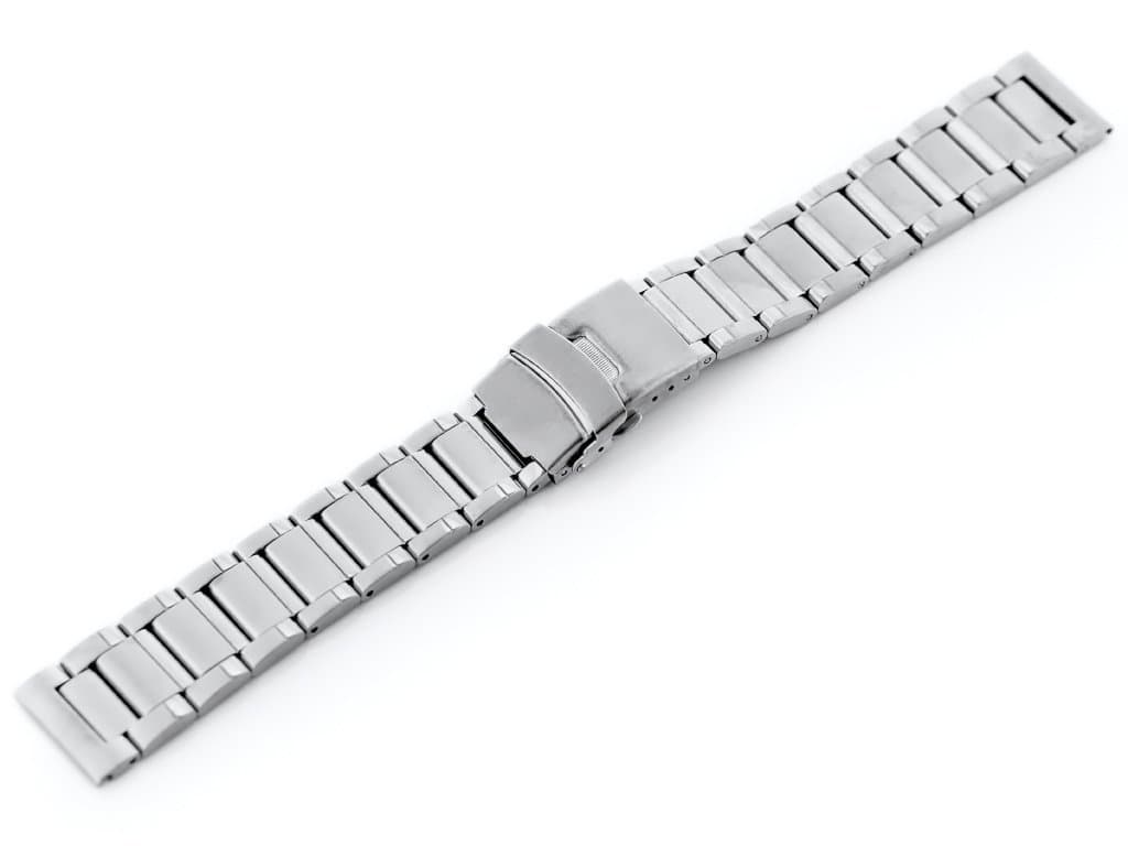 

Bransoleta Pacific Model 10 solid - srebrna 24mm