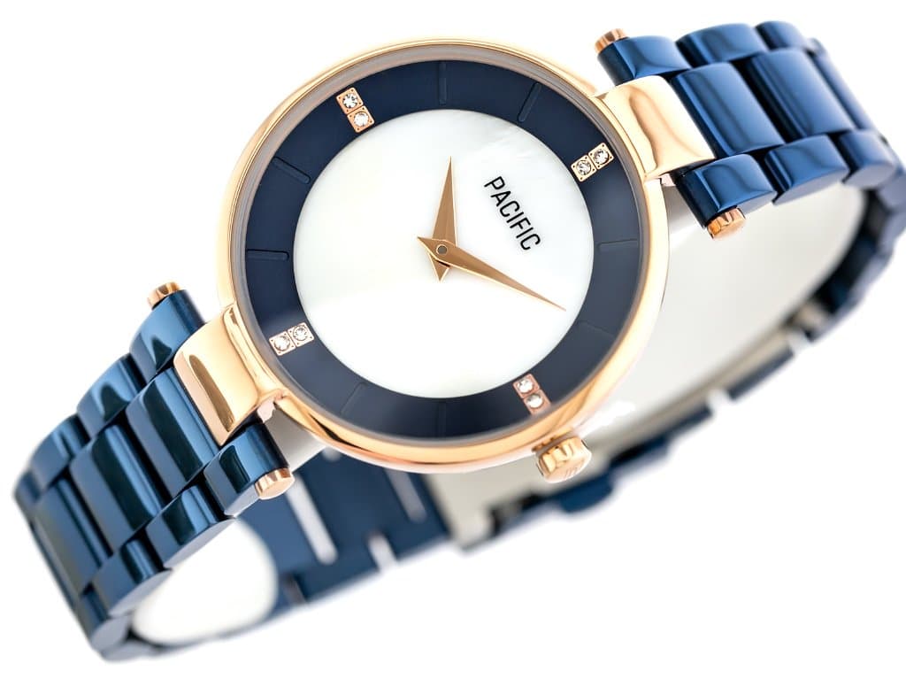 

ZEGAREK DAMSKI PACIFIC X6119 - blue / rosegold (zy624c)