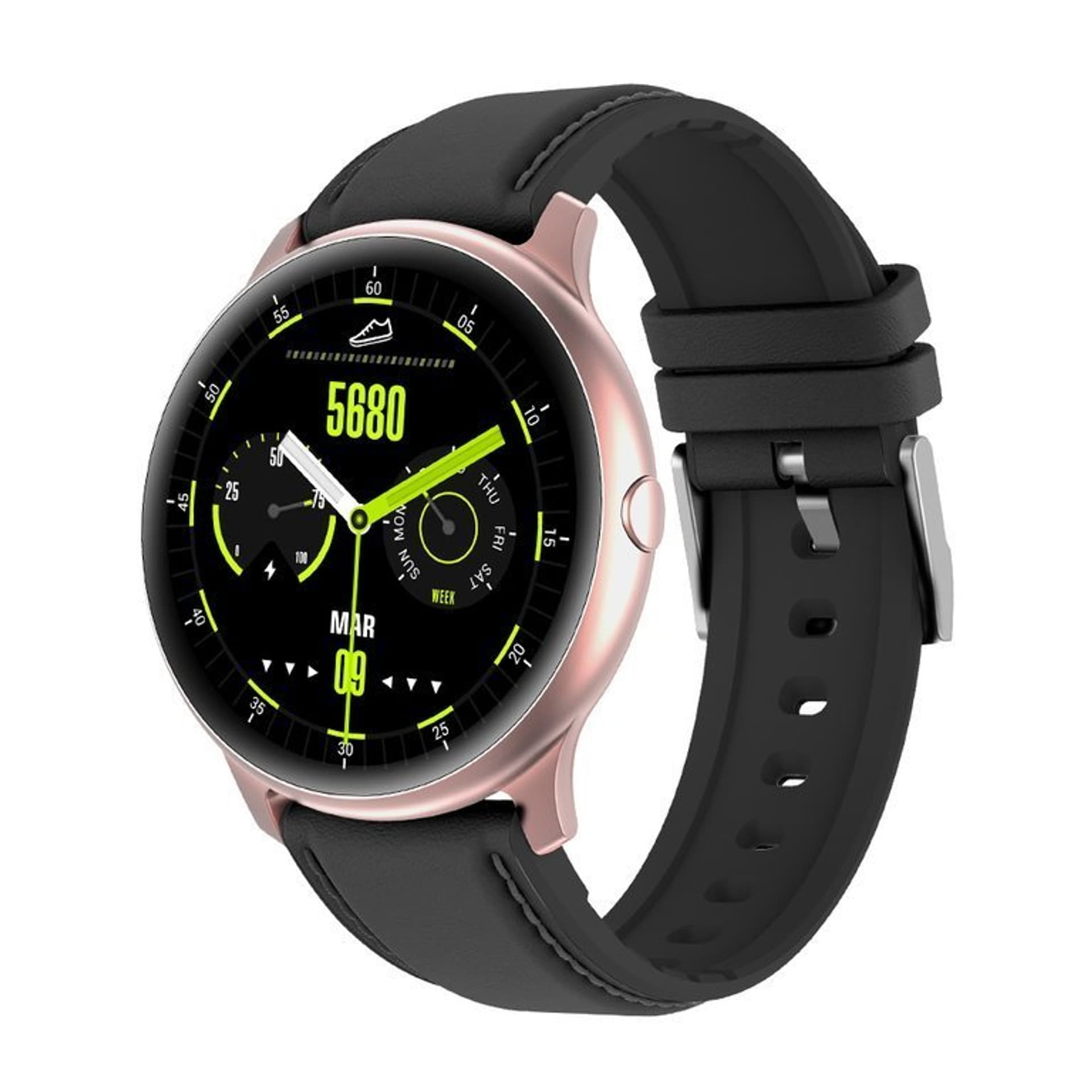 

SMARTWATCH DAMSKI G. Rossi G.RSF1-4C2-1 rosegold/black + dodatkowy PASEK (sg003b)