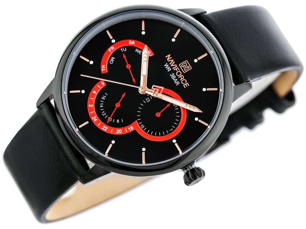 

ZEGAREK MĘSKI NAVIFORCE NF3011 - (zn102b) + BOX, Zn102b) + bo