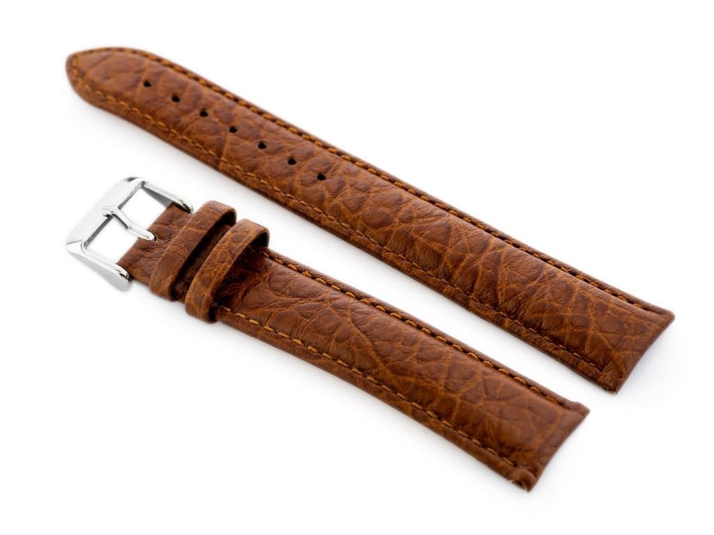 

Pasek skórzany do zegarka W05XL brąz - 22mm