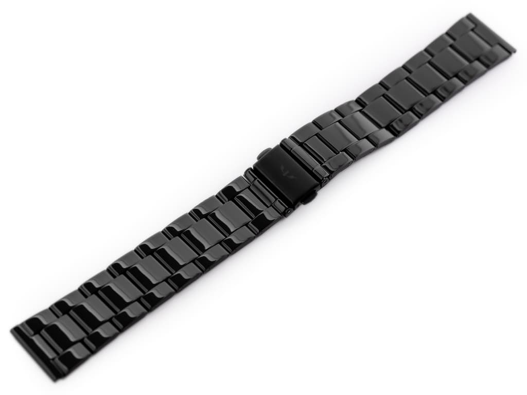 

Bransoleta Bisset (bb022b) - czarna 20mm