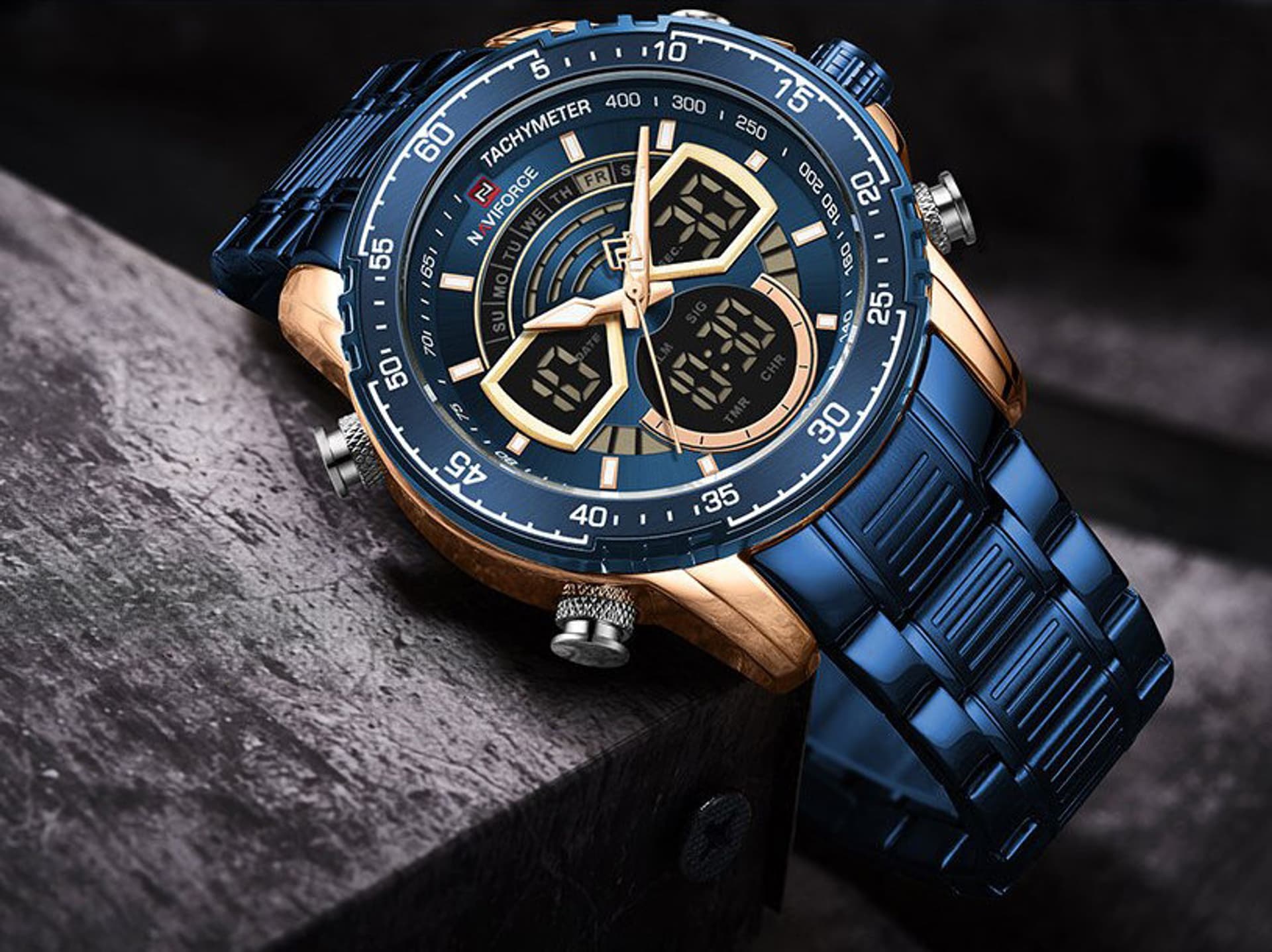 

ZEGAREK MĘSKI NAVIFORCE NF9189 - (zn120f) + BOX, Zn120f) + bo