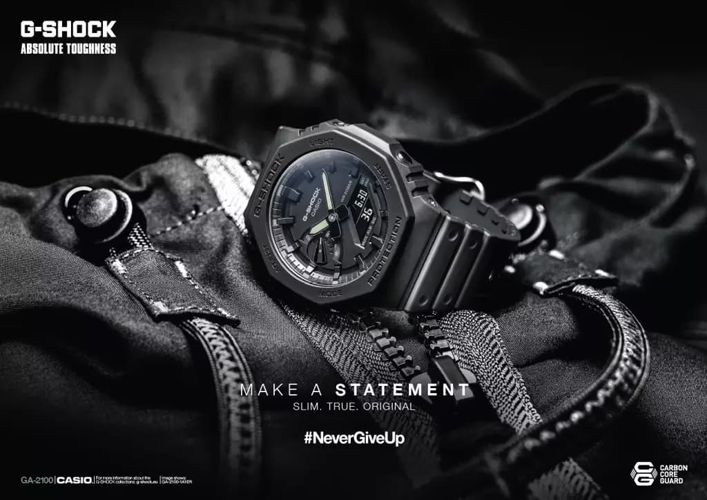 

ZEGAREK MĘSKI CASIO G-SHOCK OCTAGON GA-2100-1AER (zd139a)