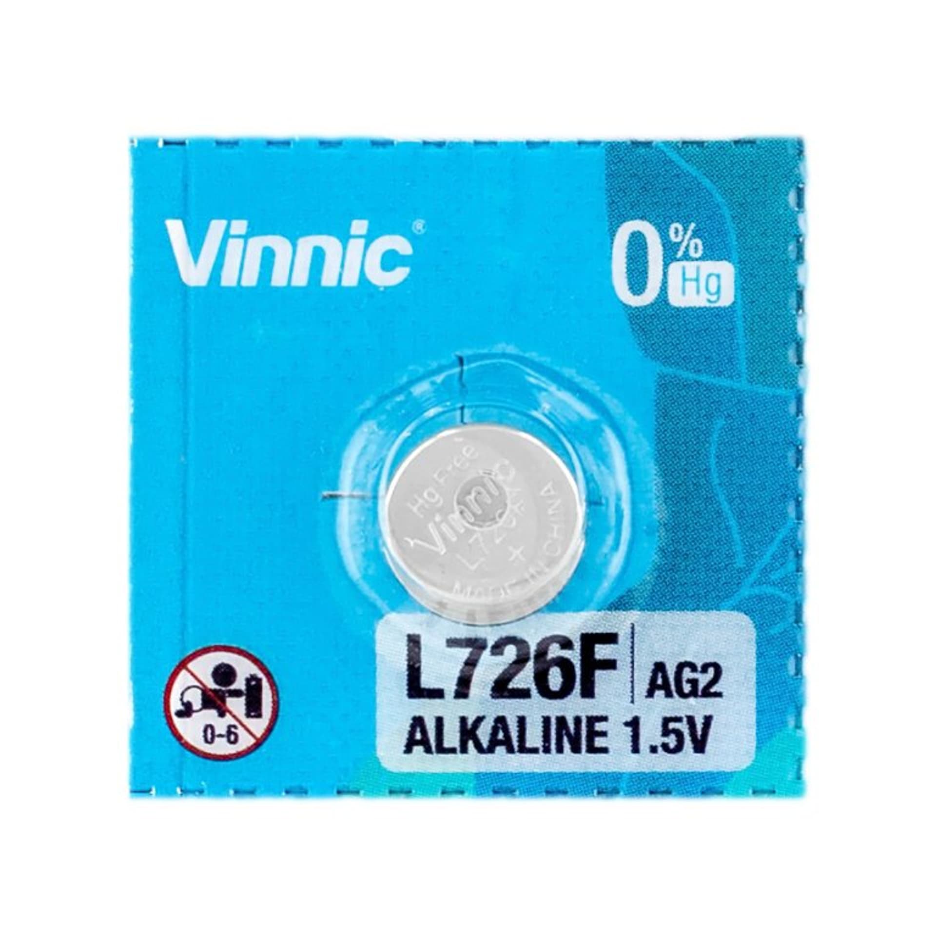 

Bateria alkaliczna Vinnic LR726/396/AG2