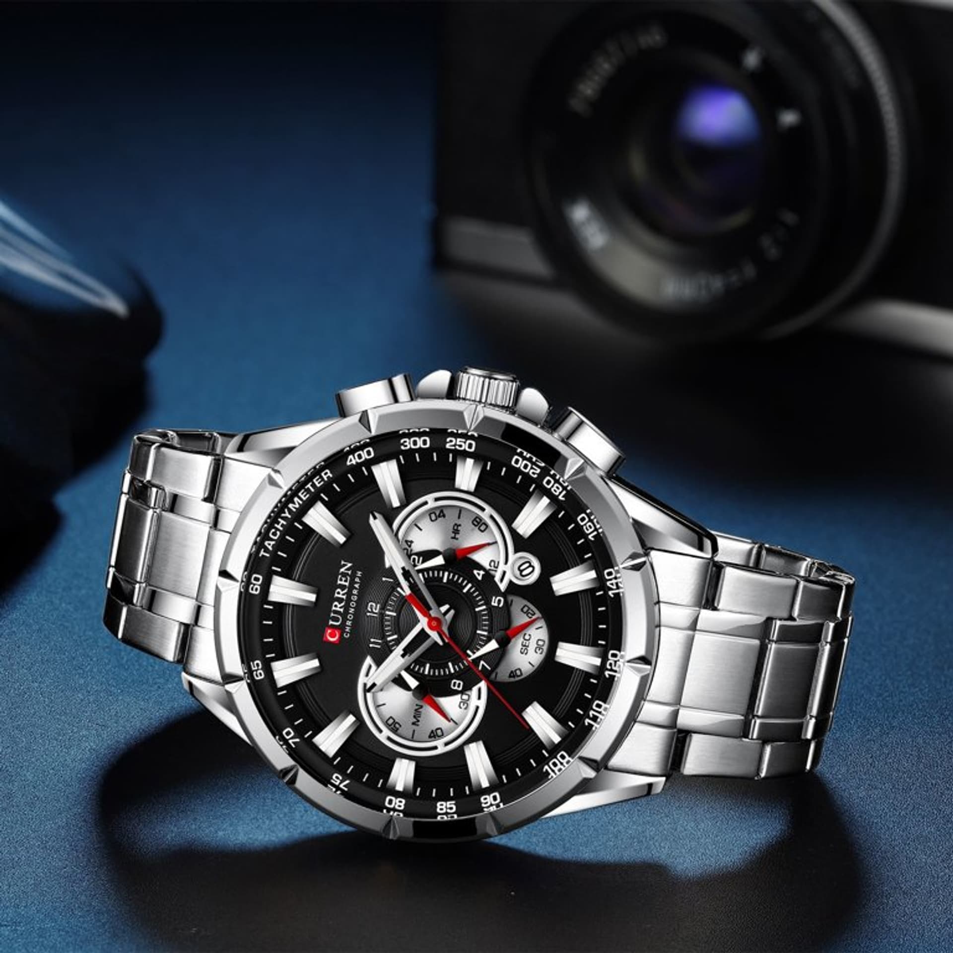 

ZEGAREK MĘSKI CURREN 8363 (zc018b) - CHRONOGRAF, Zc018b) - chronogra