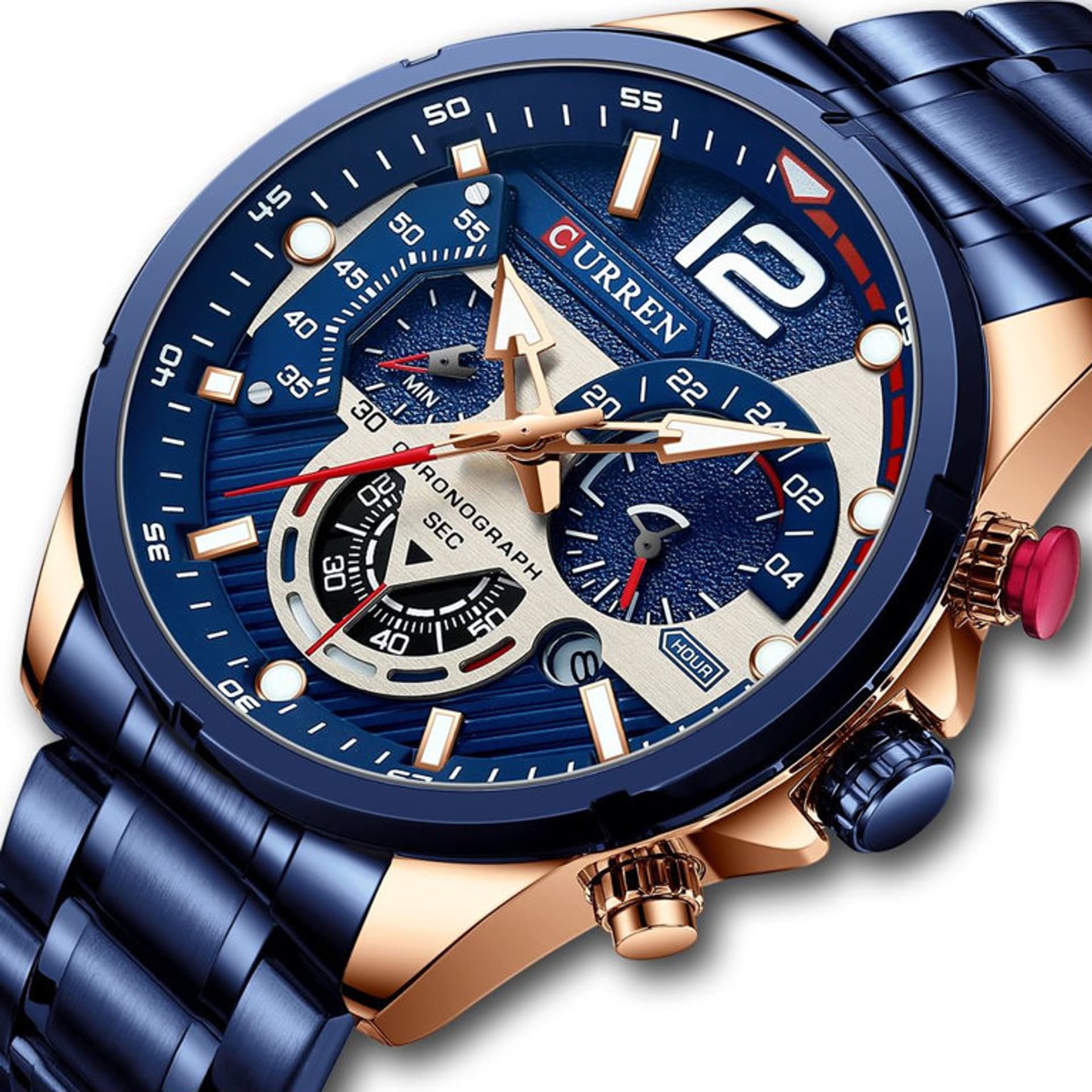 

ZEGAREK MĘSKI CURREN 8395 (zc019e) - CHRONOGRAF, Zc019e) - chronogra