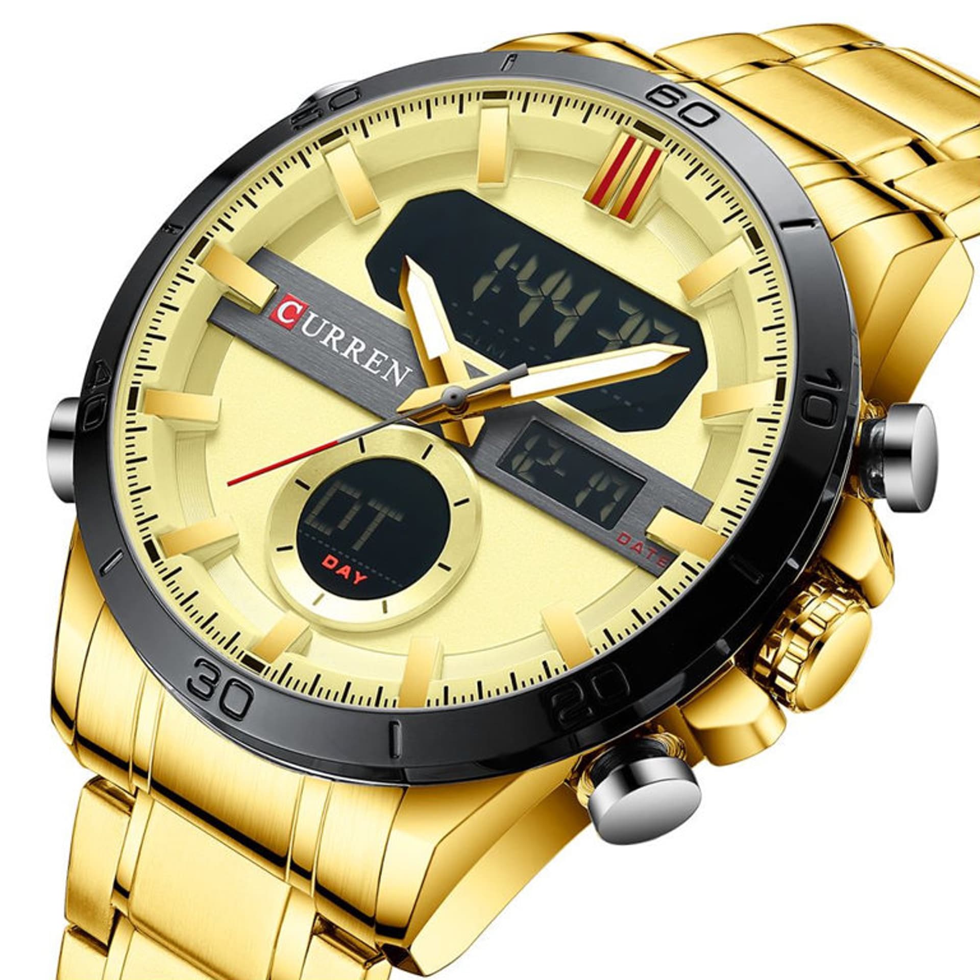 

ZEGAREK MĘSKI CURREN 8384 (zc023b) -DUAL TIME +BOX, Zc023b) -dual time +bo