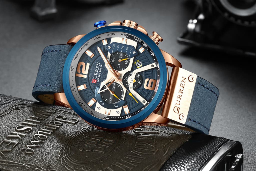 

ZEGAREK MĘSKI CURREN 8329 (zc027e) - CHRONOGRAF + BOX, Zc027e) - chronograf + bo