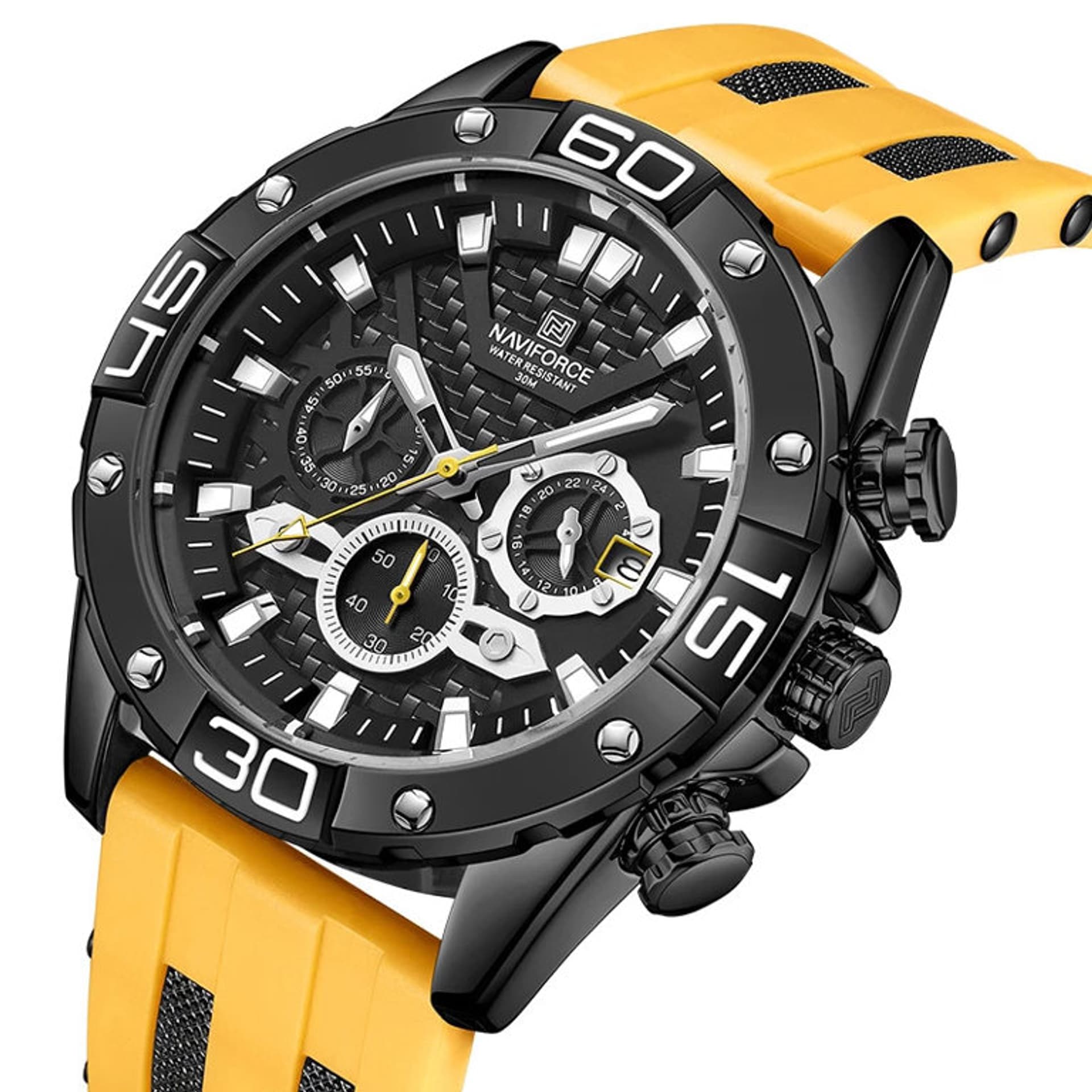 

ZEGAREK MĘSKI NAVIFORCE NF8019T - CHRONOGRAF (zn125c) + BOX, Zn125c) + bo