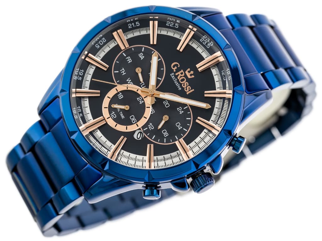 

ZEGAREK G. ROSSI - E13605B-6F3 (zg337e) + BOX, Zg337e) + bo