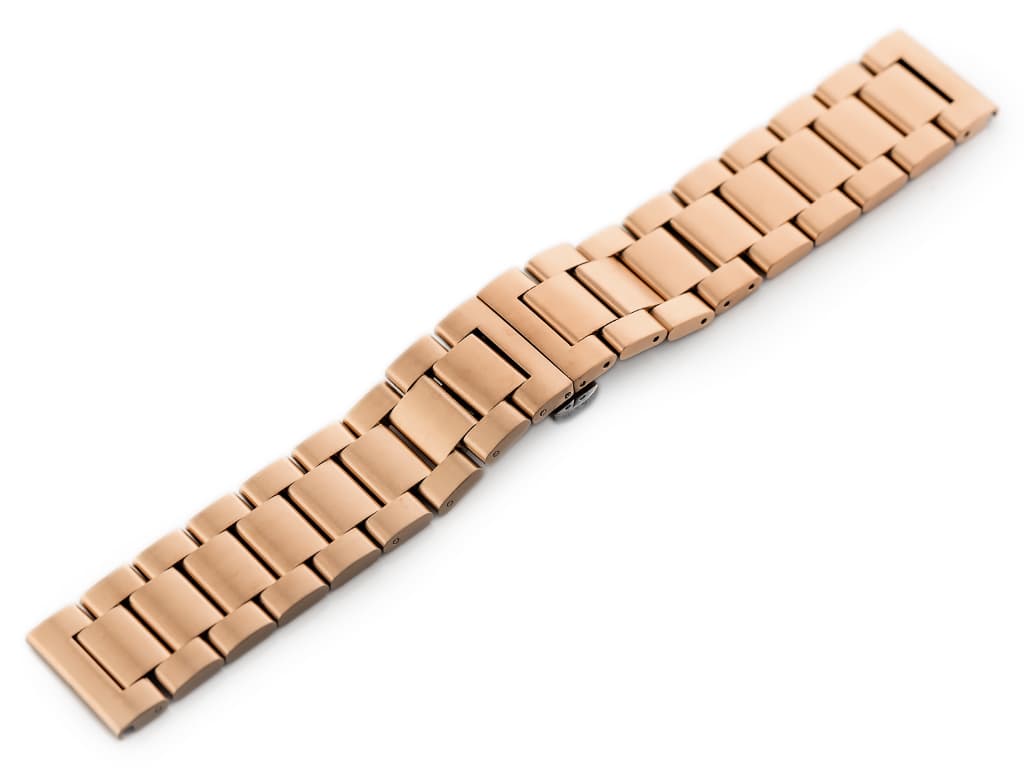 

Bransoleta Pacific Model 7 - różowe złoto 24mm