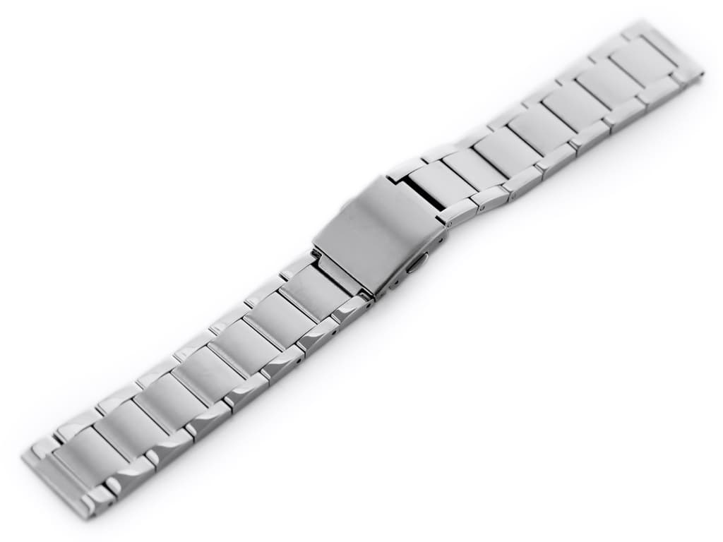 

Bransoleta Pacific Model 9 solid - srebrna 18mm