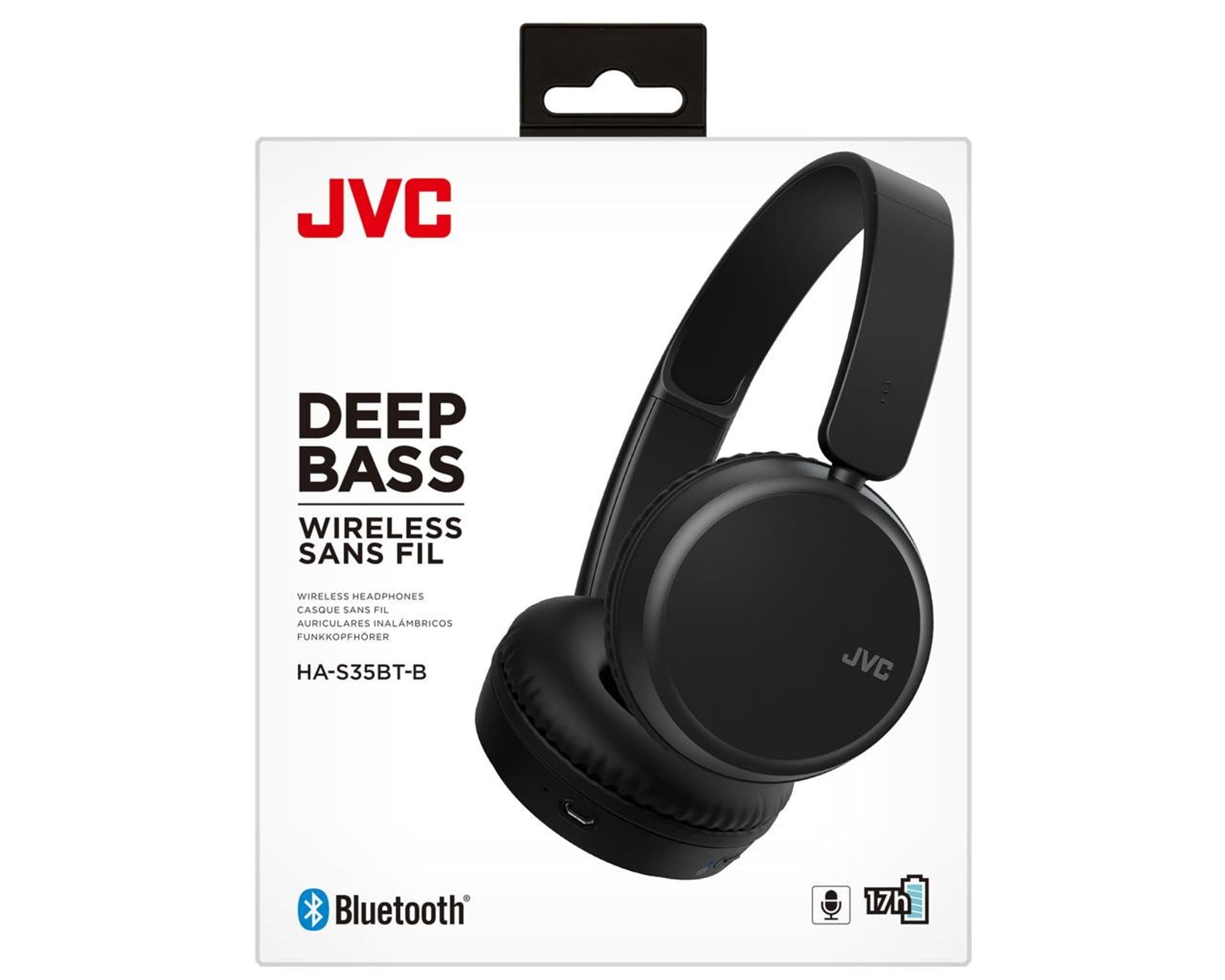 

Słuchawki bluetooth HA-S35BT czarne