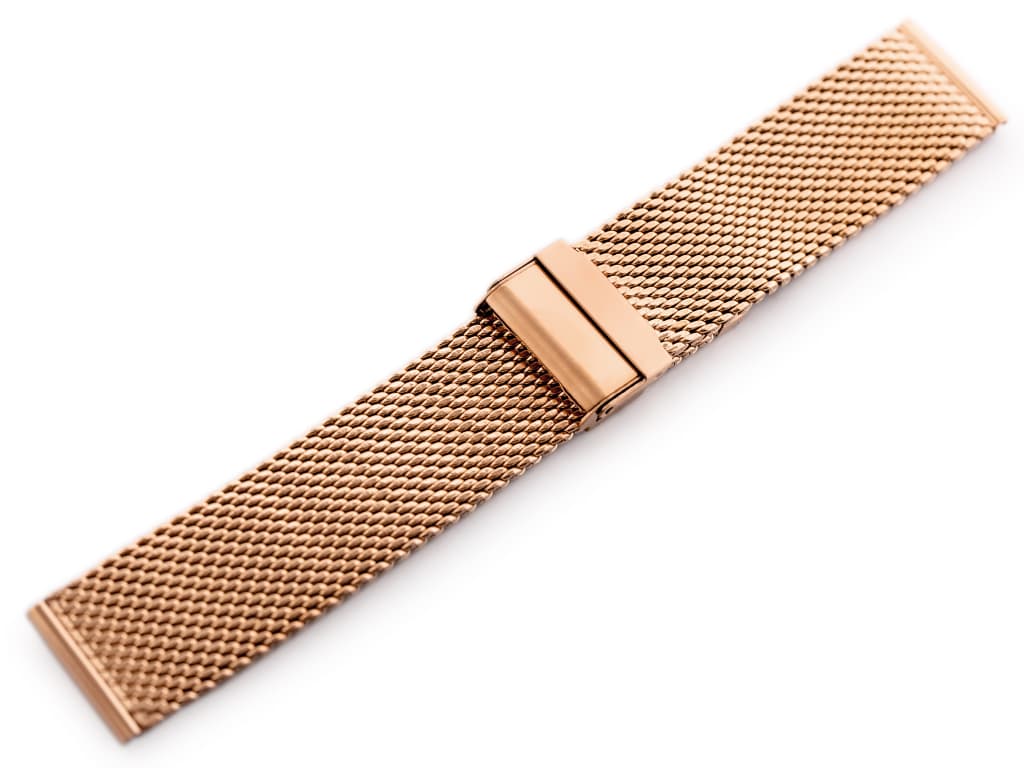 

Bransoleta Pacific 10 - siatka HQ - rosegold 24mm