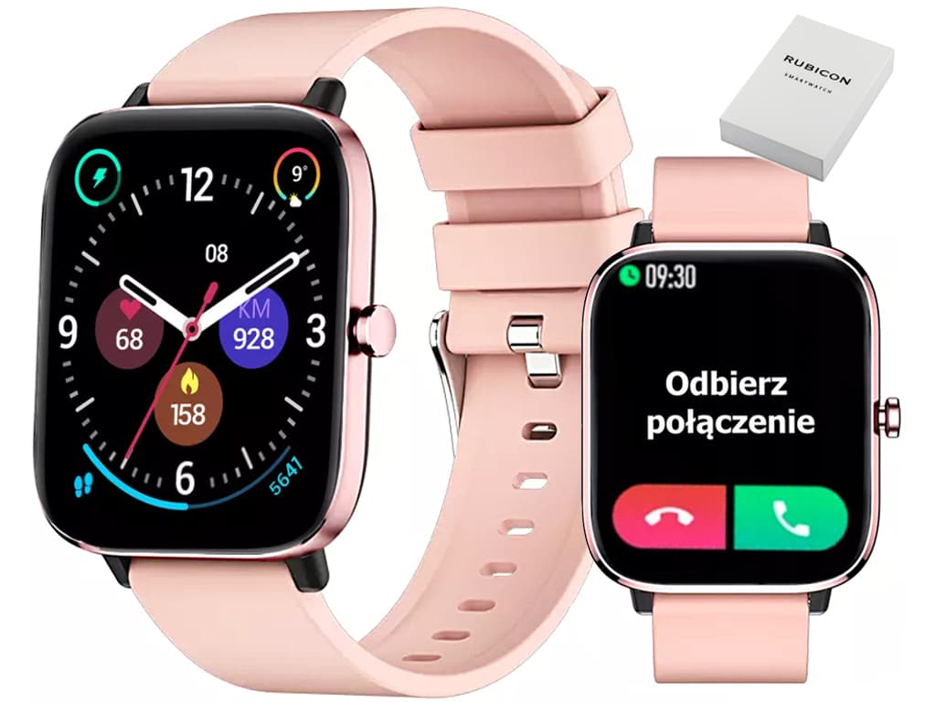 

SMARTWATCH DAMSKI Rubicon RNCE79 - WYKONYWANIE POŁĄCZEŃ, TERMOMETR (sr026a)