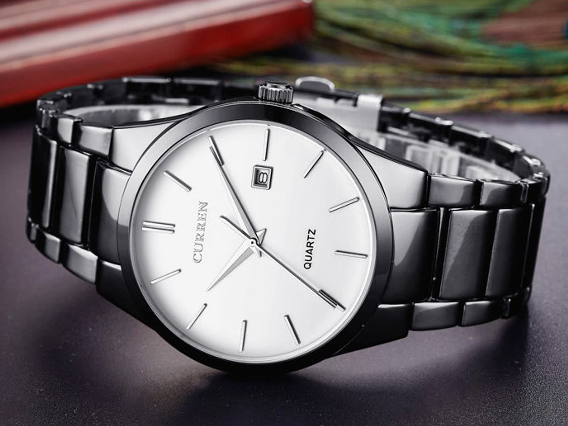 

ZEGAREK MĘSKI CURREN 8106 (zc031c) + BOX, Zc031c) + bo