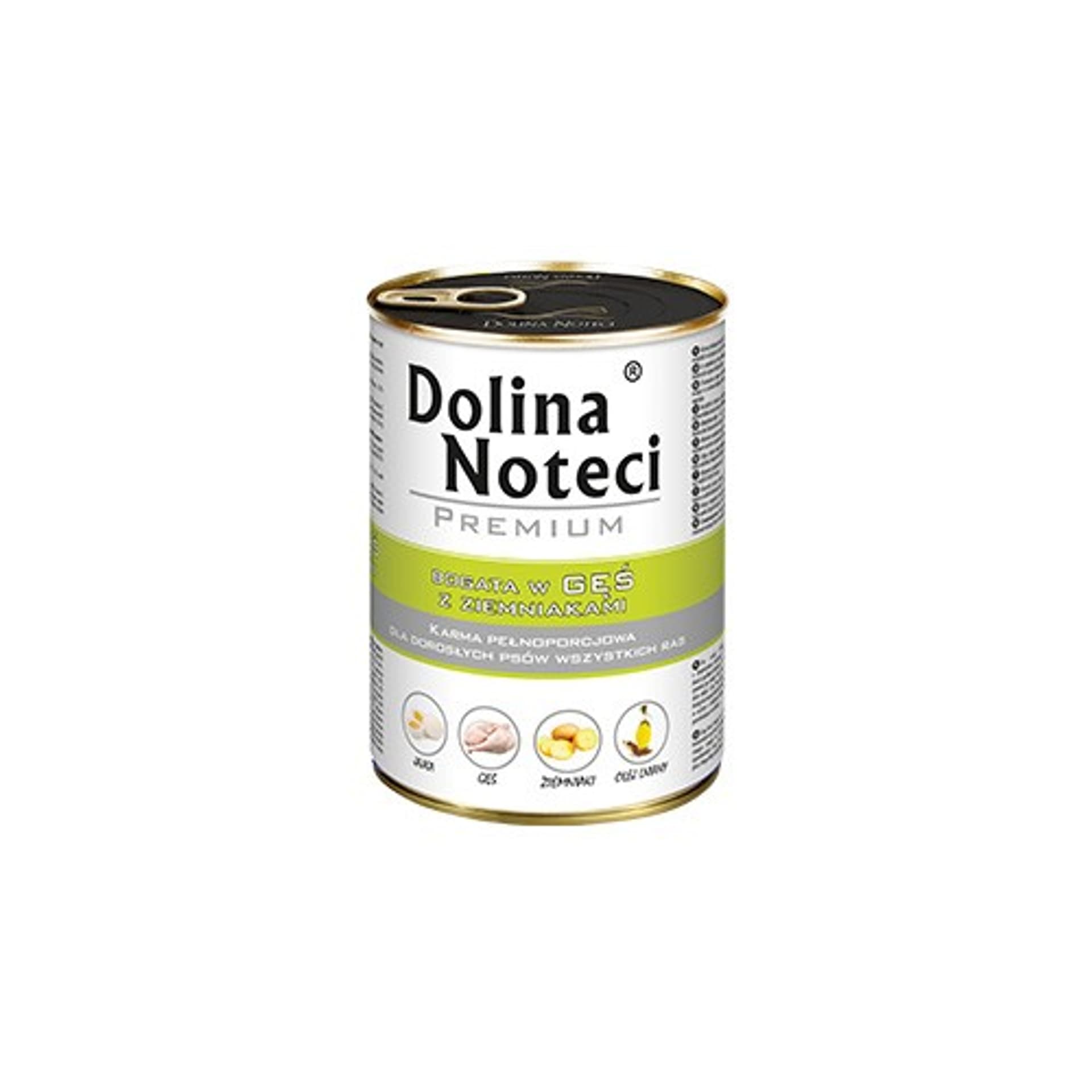 

DOLINA NOTECI Premium bogata w gęś z ziemniakami - mokra karma dla psa - 400g