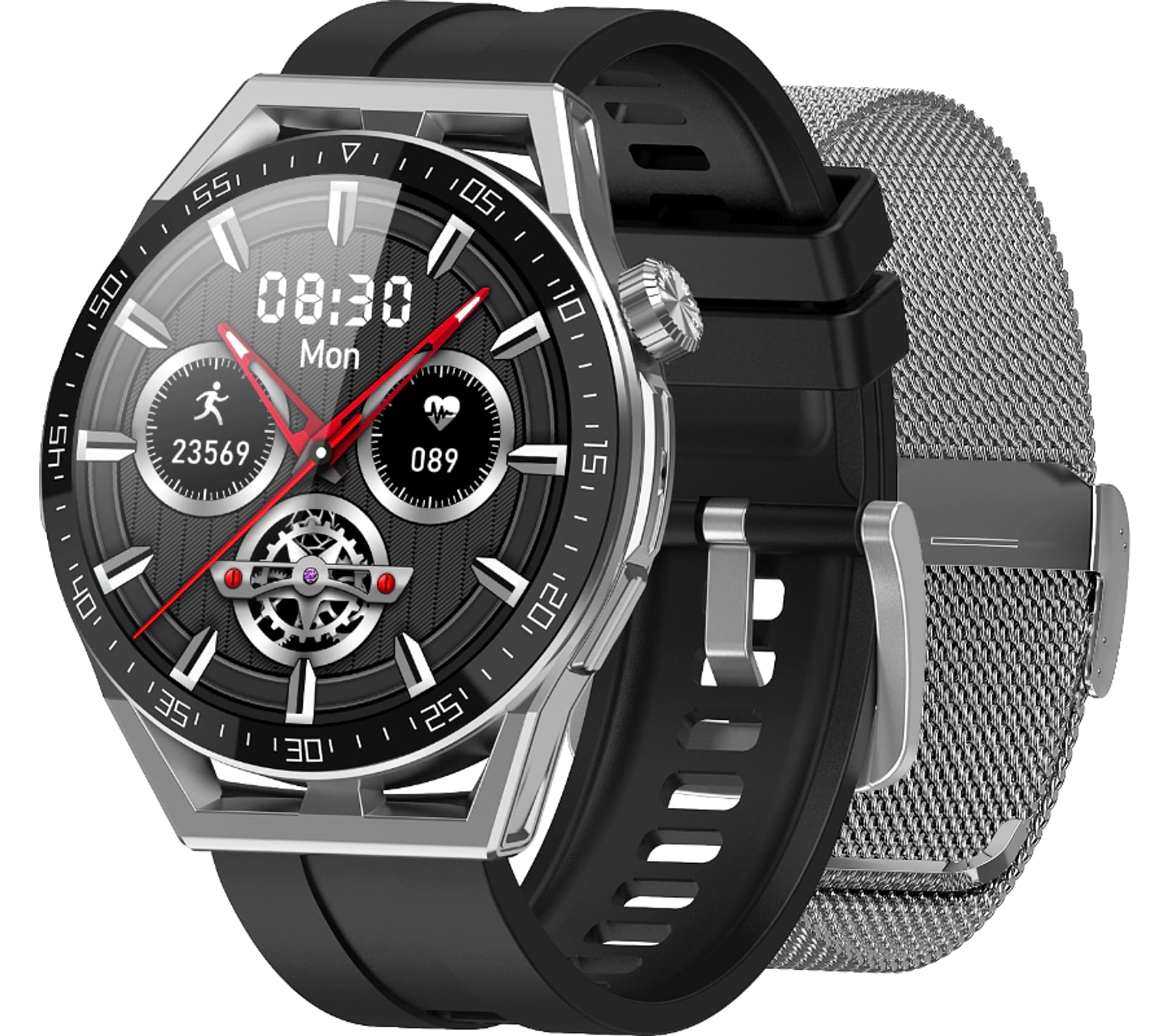 

SMARTWATCH MĘSKI Rubicon RNCE88 - WYKONYWANIE POŁĄCZEŃ, WŁASNE TARCZE (sr033a)