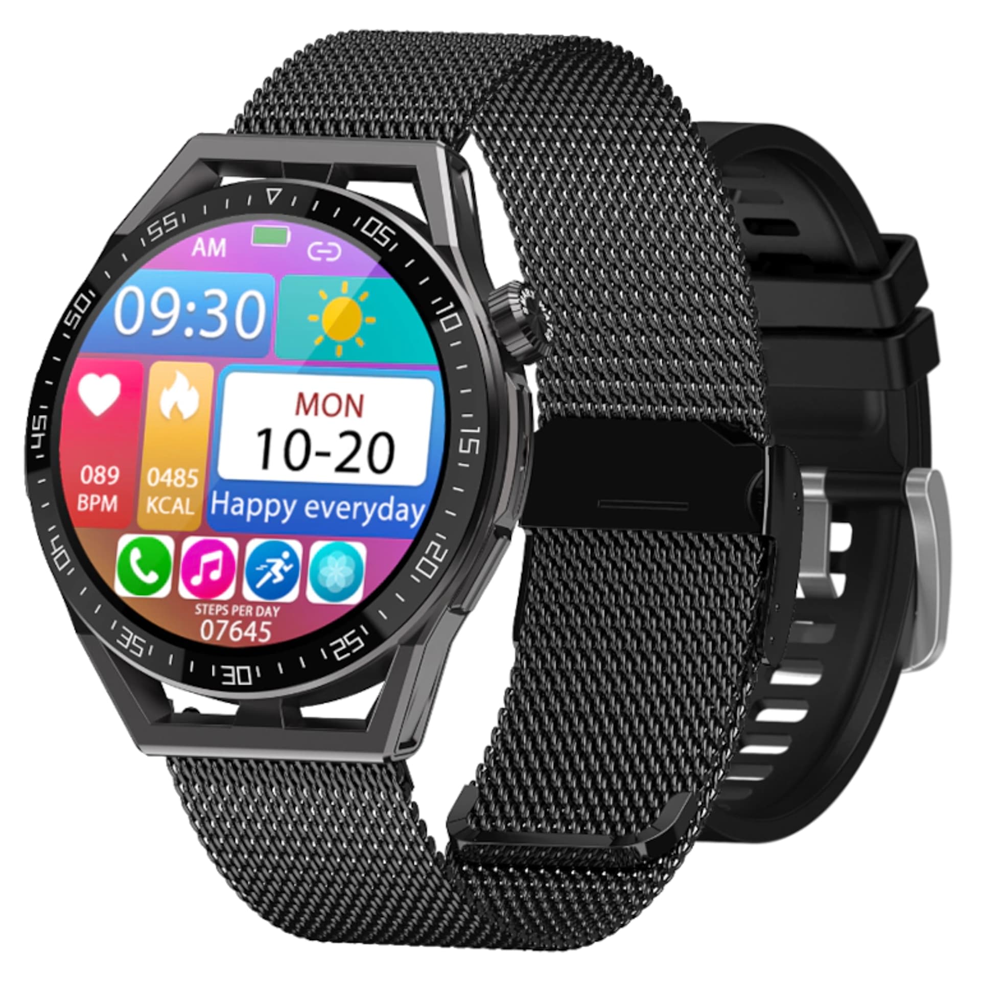 

SMARTWATCH MĘSKI Rubicon RNCE88 - WYKONYWANIE POŁĄCZEŃ, WŁASNE TARCZE (sr033c)