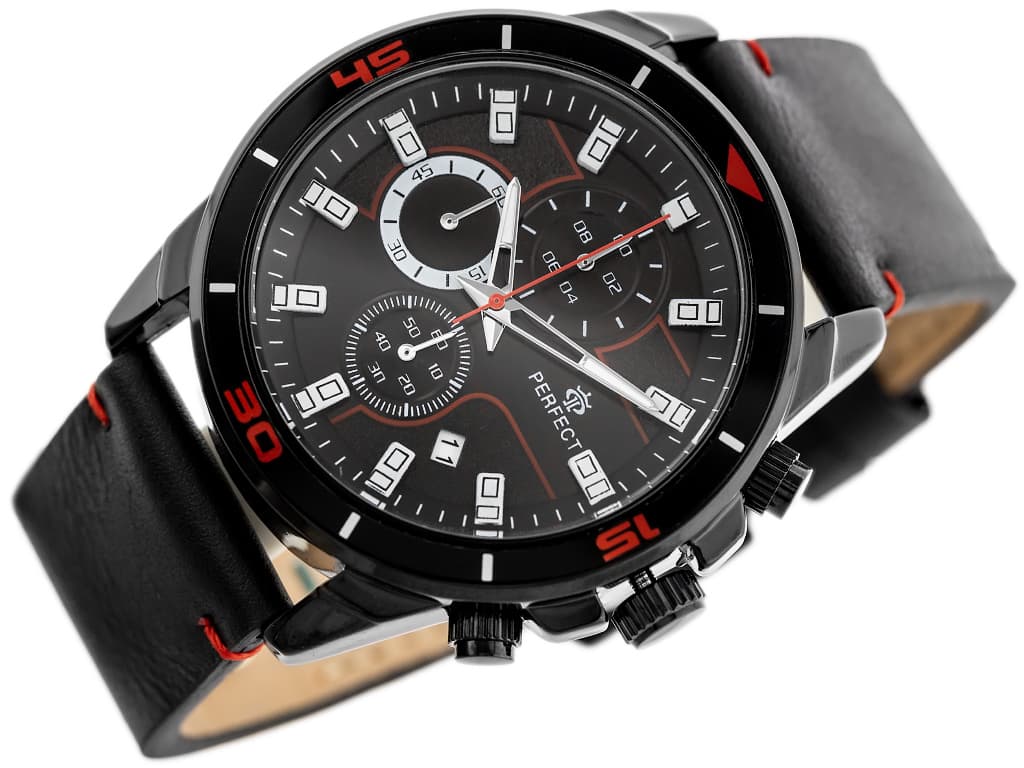 

ZEGAREK MĘSKI PERFECT CH02L - CHRONOGRAF (zp351d) + BOX, Zp351d) + bo