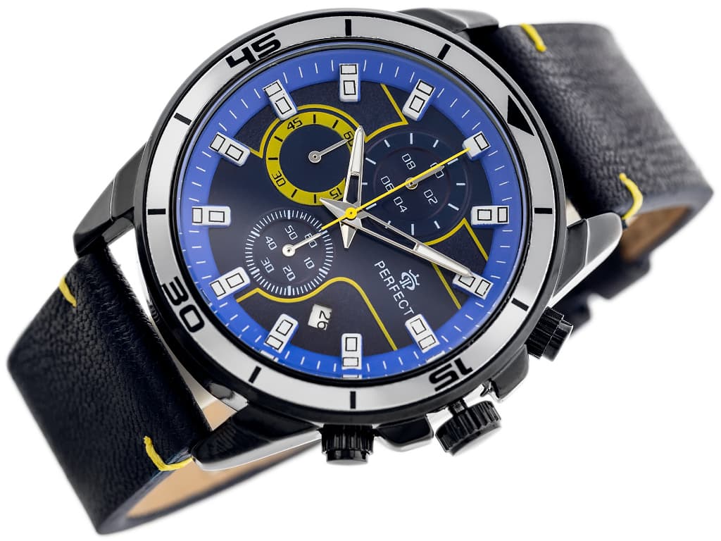 

ZEGAREK MĘSKI PERFECT CH02L - CHRONOGRAF (zp351e) + BOX, Zp351e) + bo