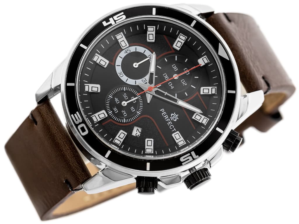 

ZEGAREK MĘSKI PERFECT CH02L - CHRONOGRAF (zp351f) + BOX, Zp351f) + bo