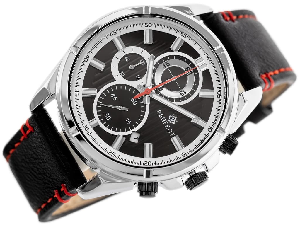 

ZEGAREK MĘSKI PERFECT CH03L - CHRONOGRAF (zp352b) + BOX, Zp352b) + bo