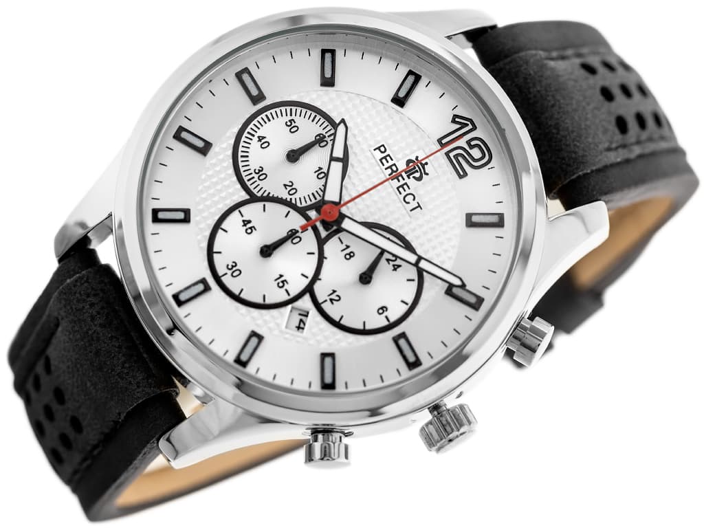 

ZEGAREK MĘSKI PERFECT CH01L - CHRONOGRAF (zp354a) + BOX, Zp354a) + bo